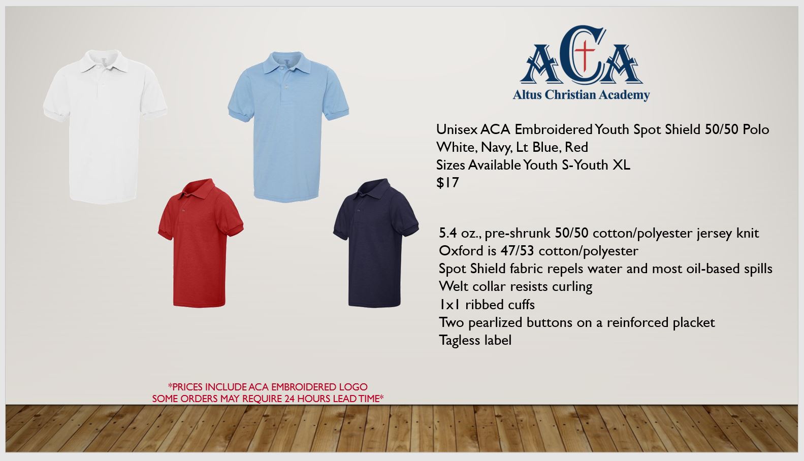 Dress Code ALTUS CHRISTIAN ACADEMY